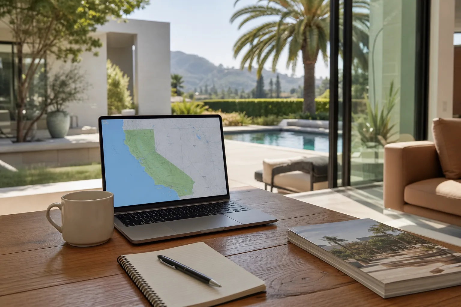 Editorial illustration of How to Use California's DHCS Lookup When Researching a Luxury Rehab