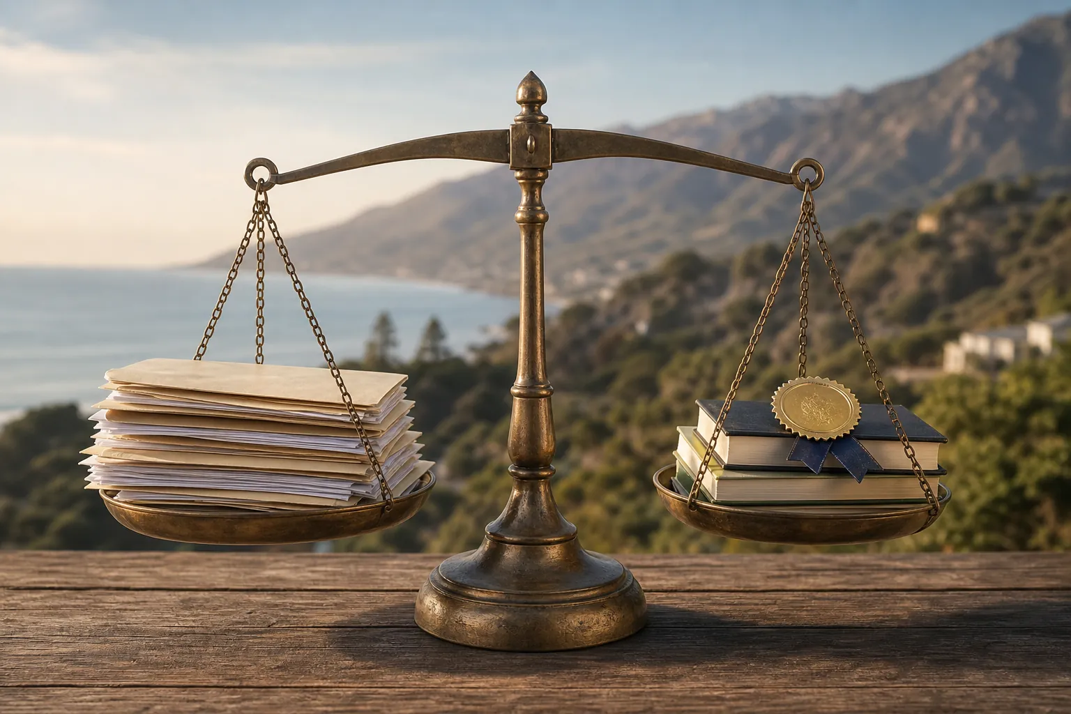 Editorial illustration of Licensing and Accreditation Serve Different Purposes in California