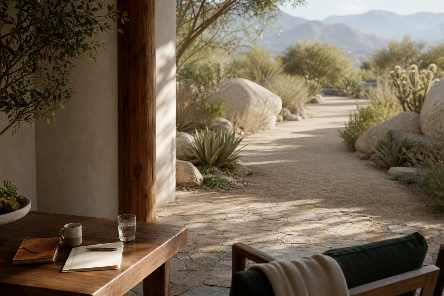 Editorial California desert image for detox before alcohol treatment