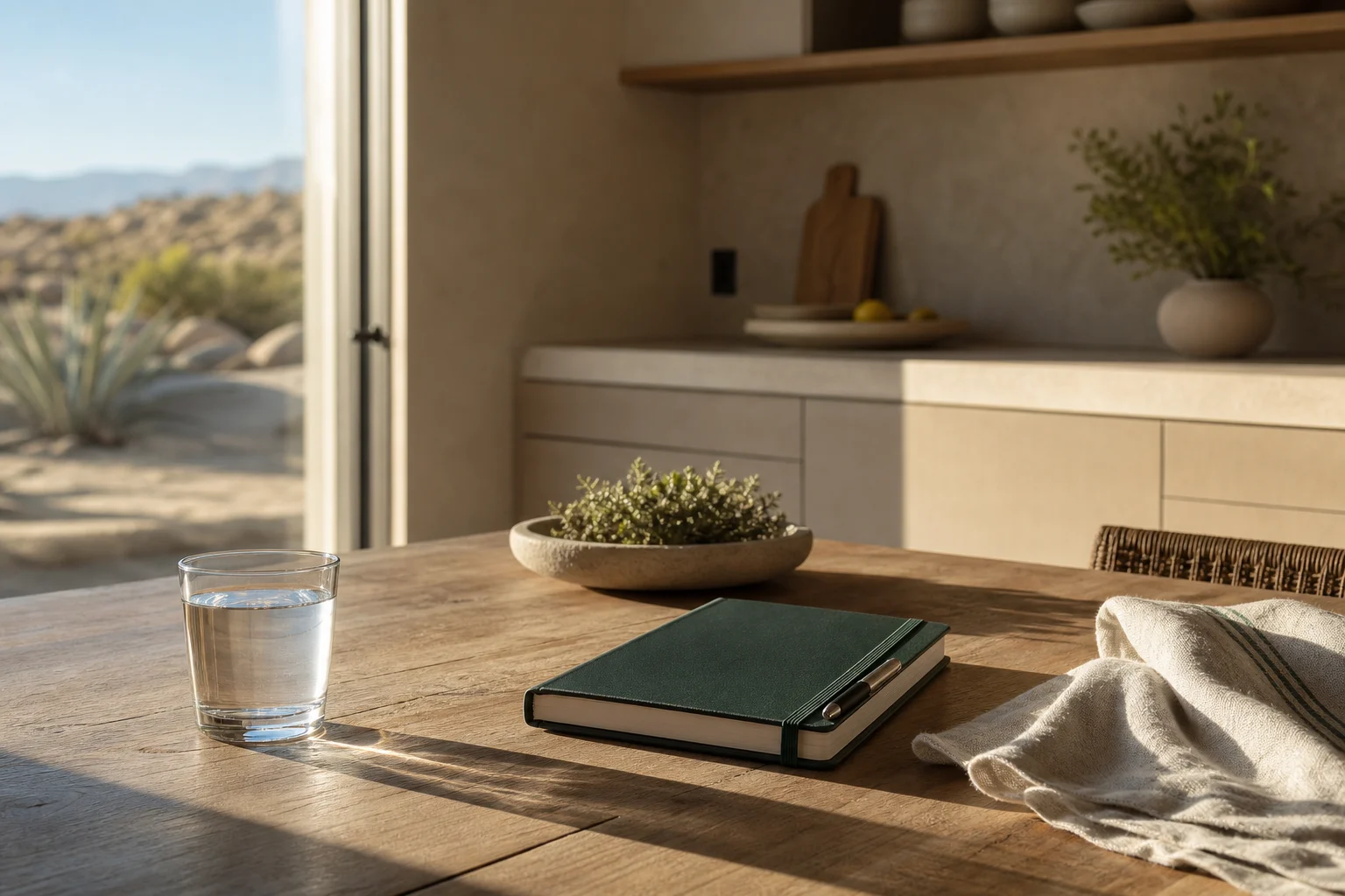 Editorial California desert image for functioning alcoholic