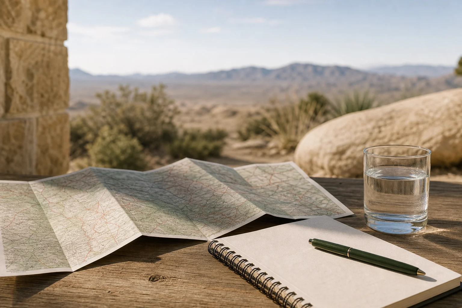 Editorial California desert image for detox before addiction treatment