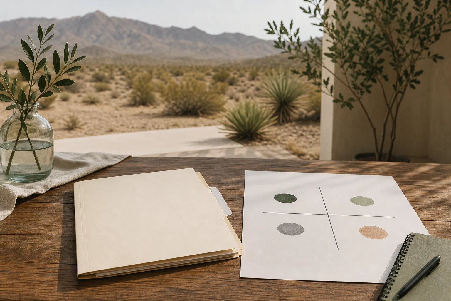 Editorial California desert image for addiction treatment assessment