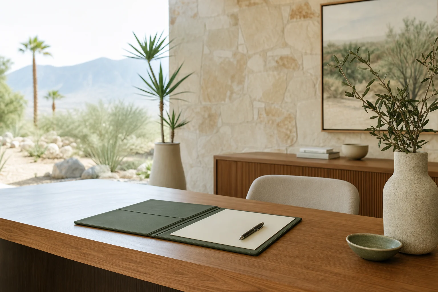 Editorial California desert image for detox center admission confirmation