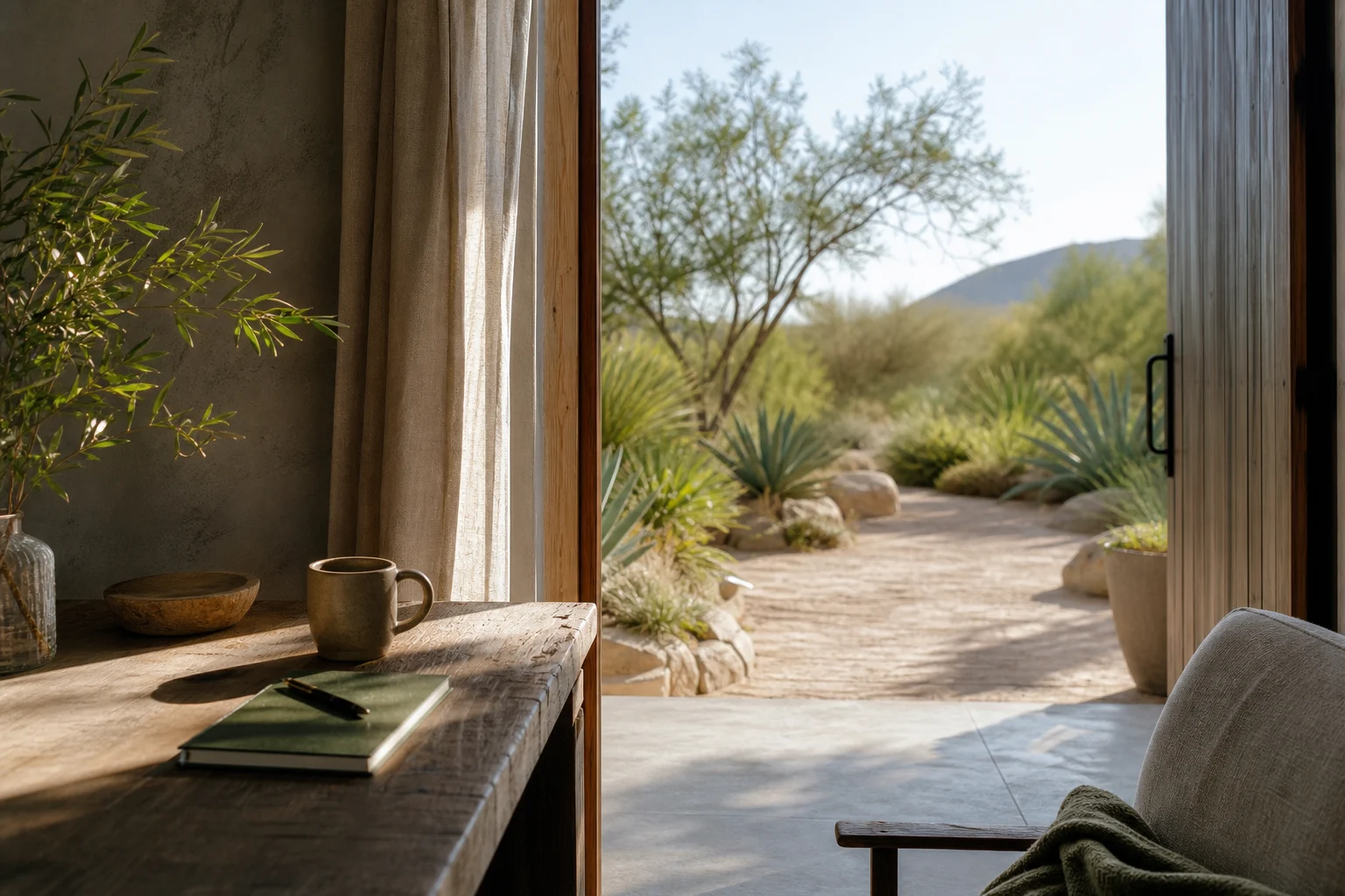 Editorial California desert image for detox is not addiction treatment