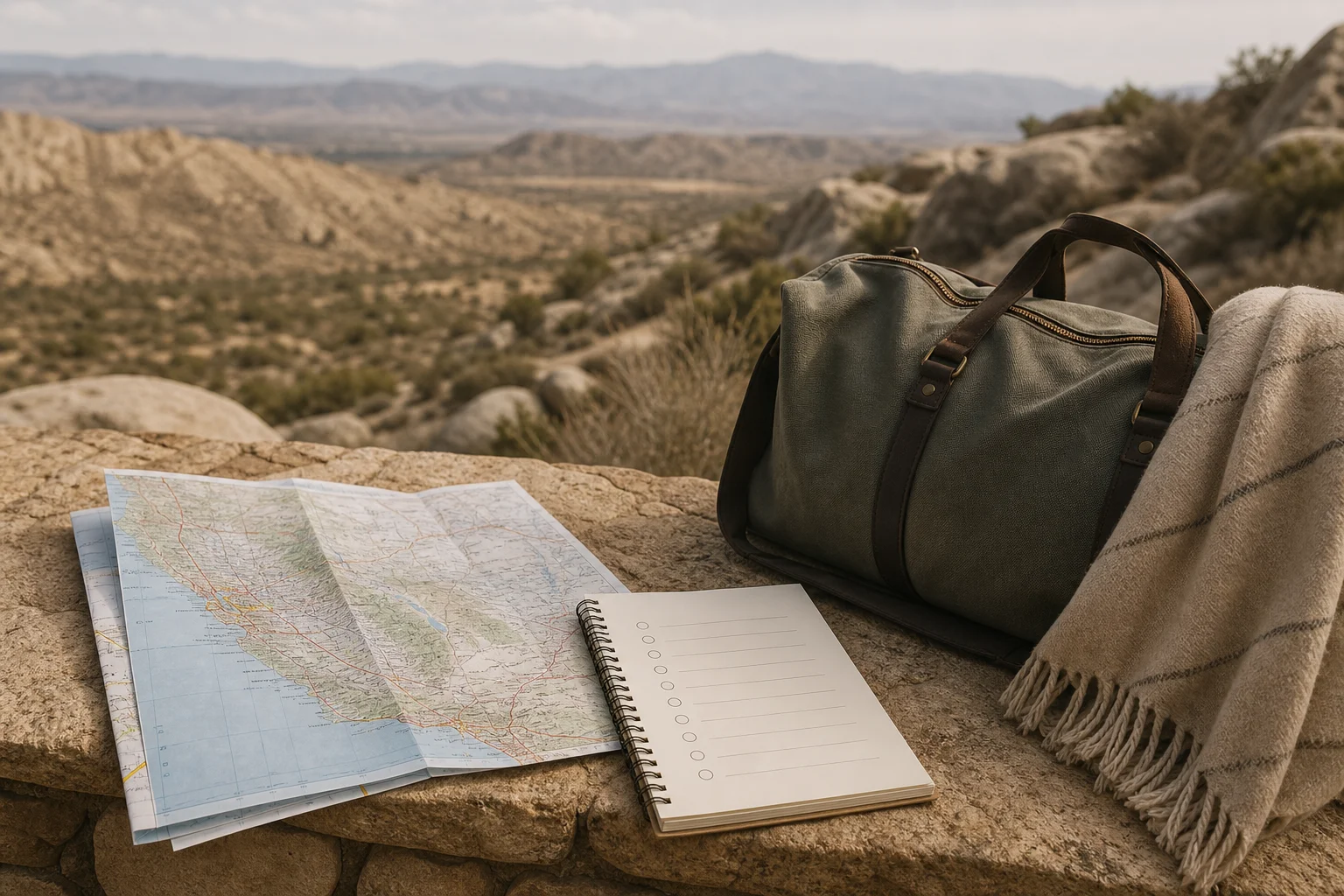 Editorial California image for southern california detox travel