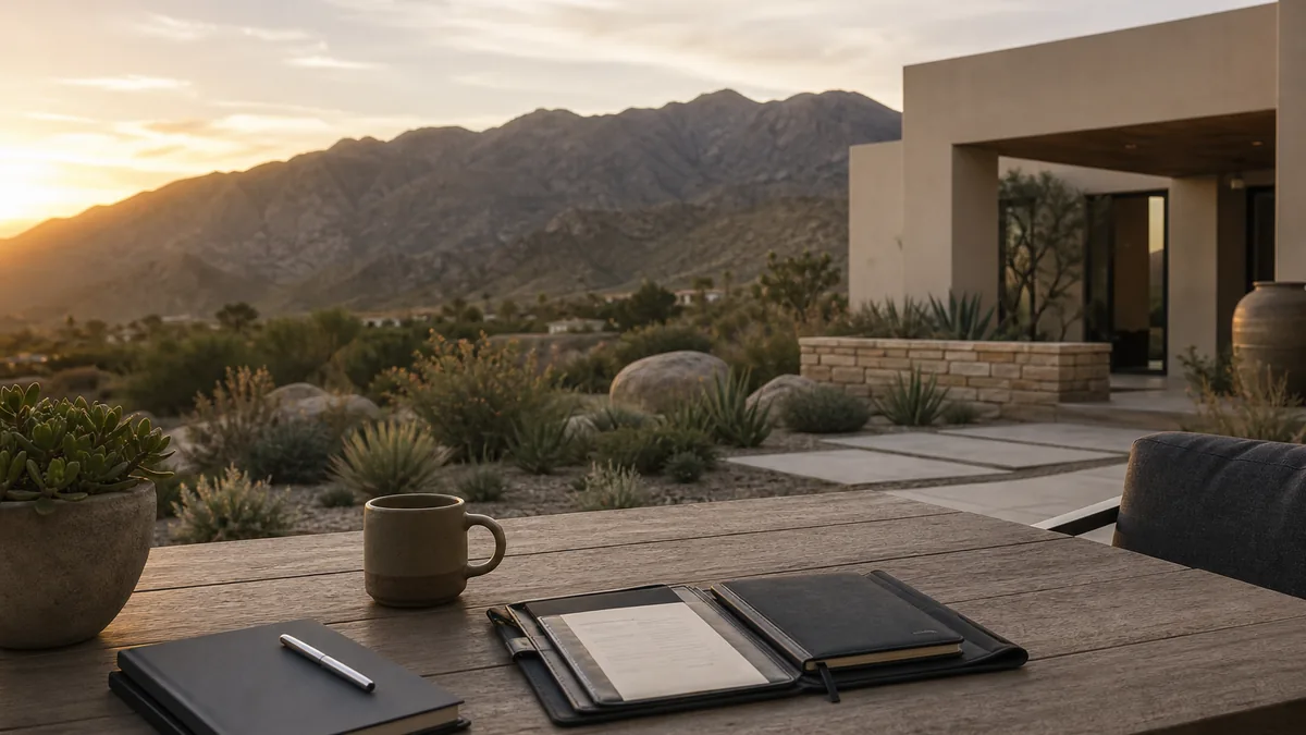 Editorial California desert setting for travel for luxury benzo detox california
