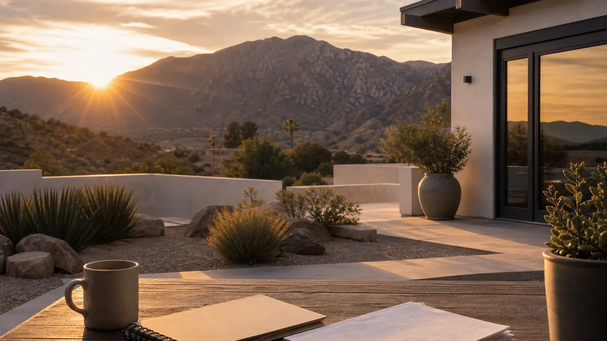 Editorial California desert setting for luxury detox written answers public records