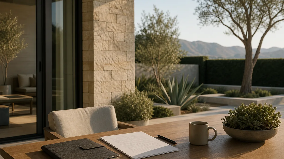Editorial California desert setting for luxury detox deposit refund california