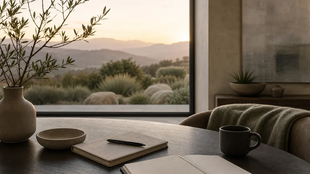 Editorial California desert setting for luxury alcohol detox california planning