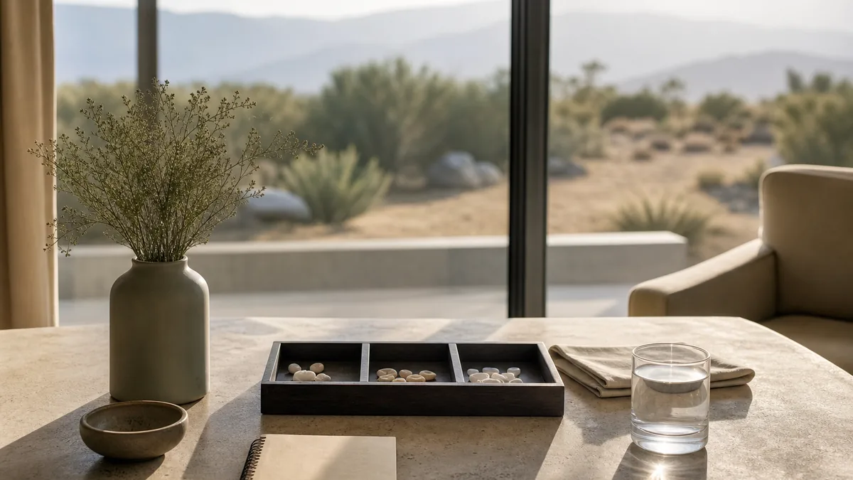 Editorial California desert setting for luxury benzo detox use history california