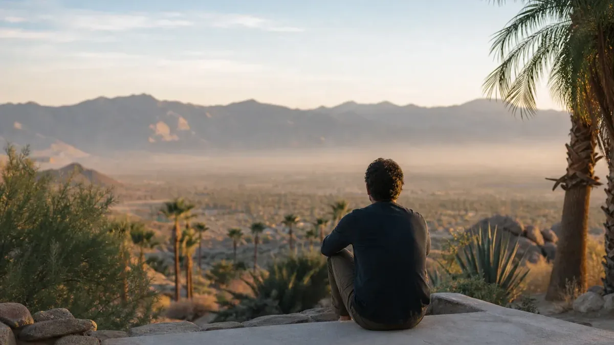 California desert setting for family communication luxury detox