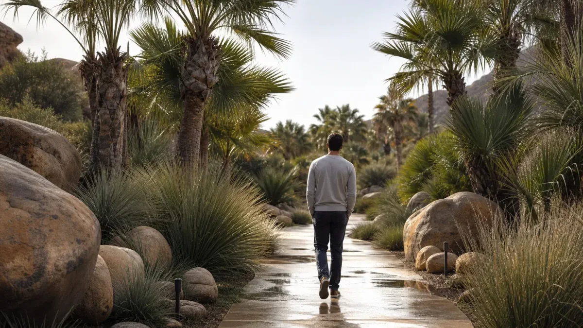 California desert setting for luxury detox safety questions