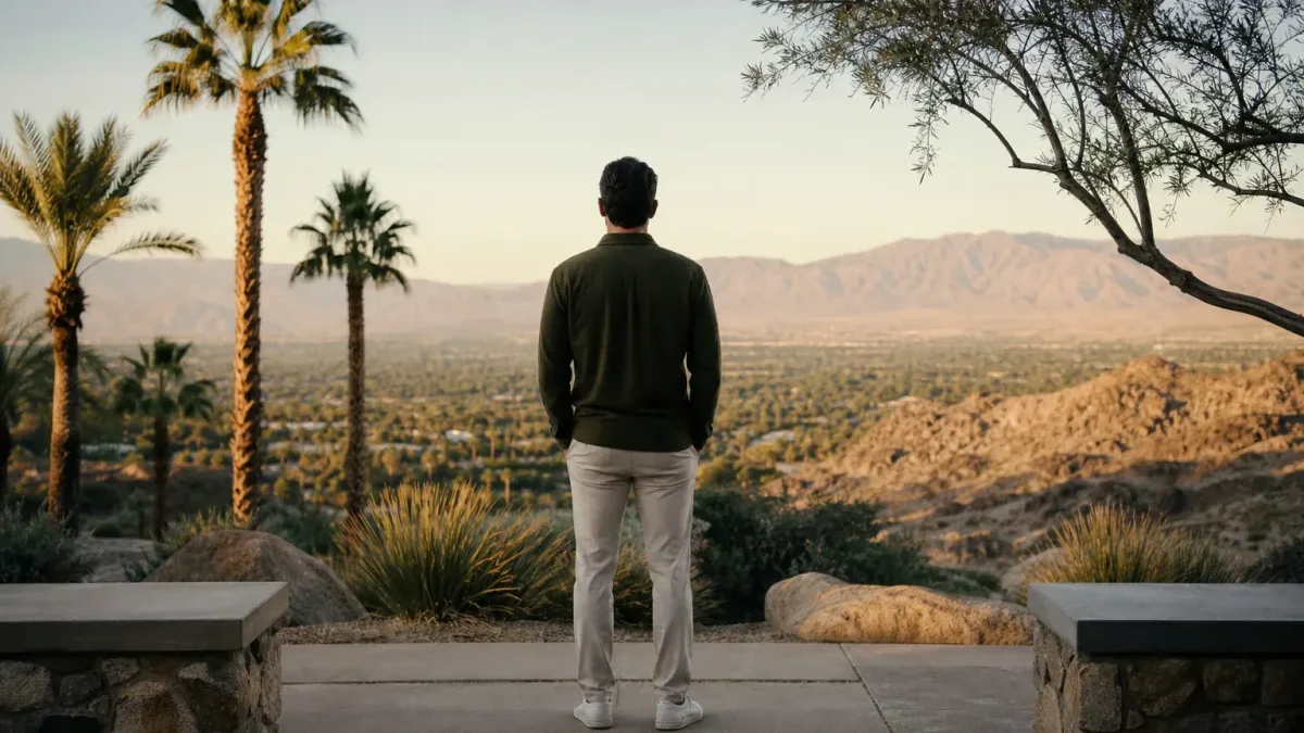 California desert setting for luxury detox phone laptop rules