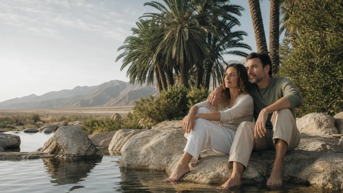 California desert setting for private room luxury detox california