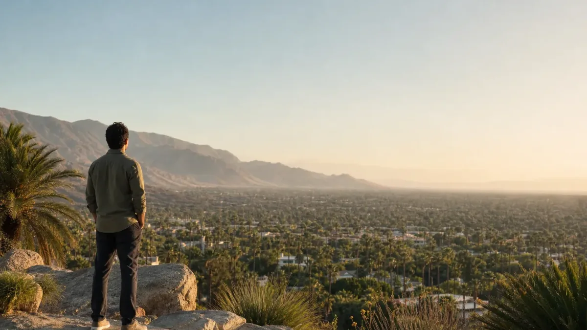 California desert setting for residential luxury detox california