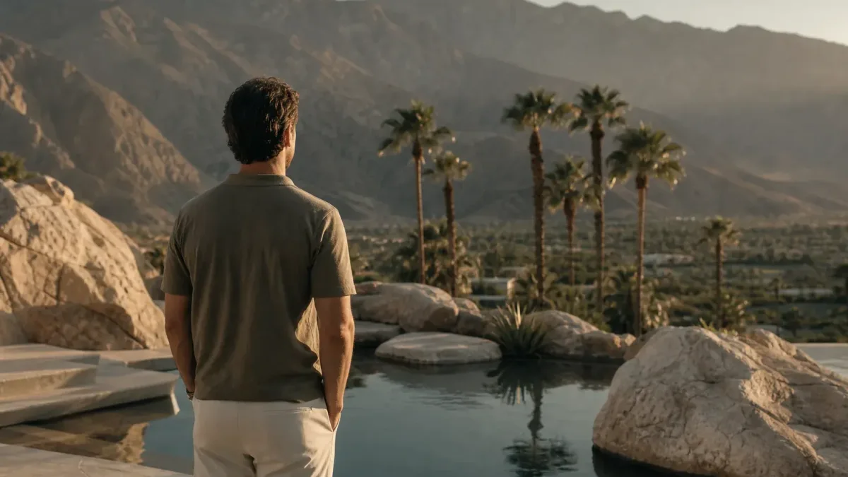 California desert setting for luxury detox transportation california