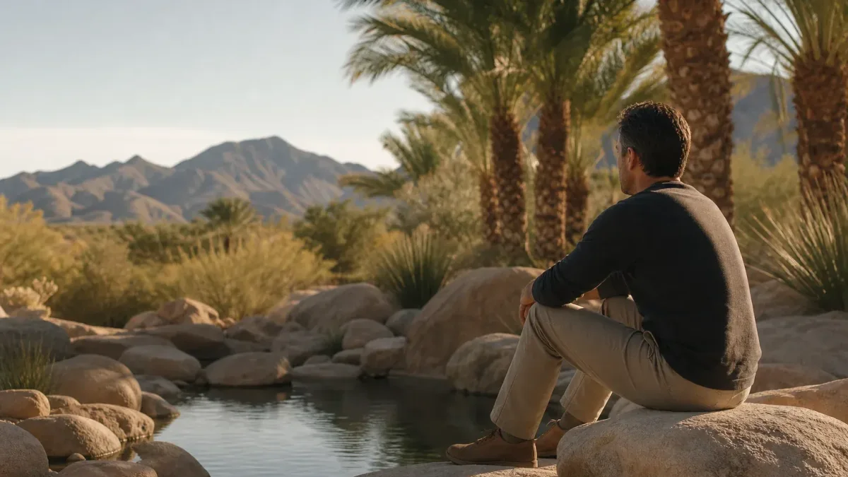 California desert setting for luxury detox visitor policy california