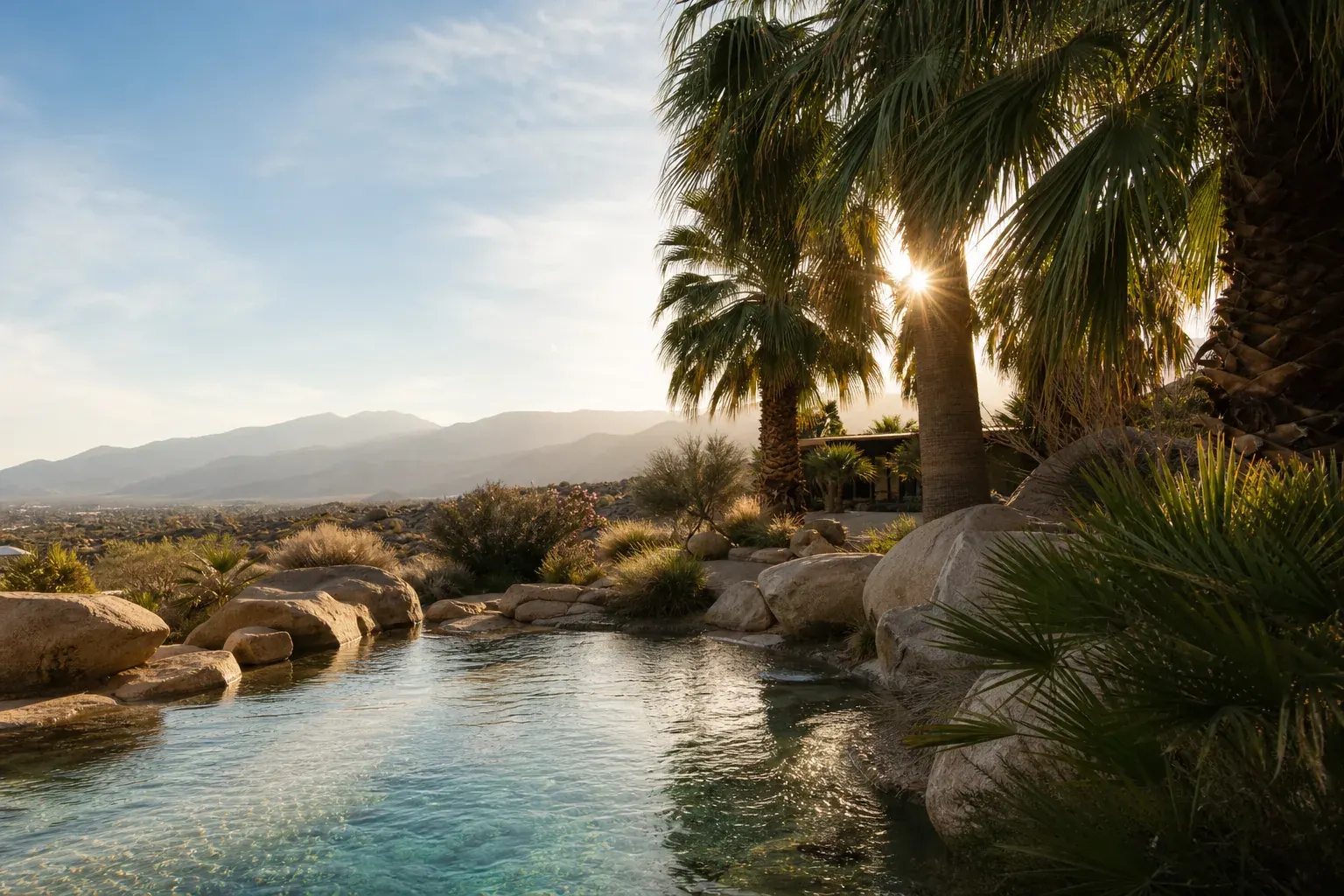 Luxury Addiction Treatment Facility setting at Living Longer Recovery in Desert Hot Springs, CA
